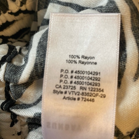 Aritzia Sunday Best Romper Zerbra Pattern Size S - Picture 5 of 5